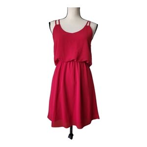 💕Tobi Square One Tank Dress Red Size‎ S